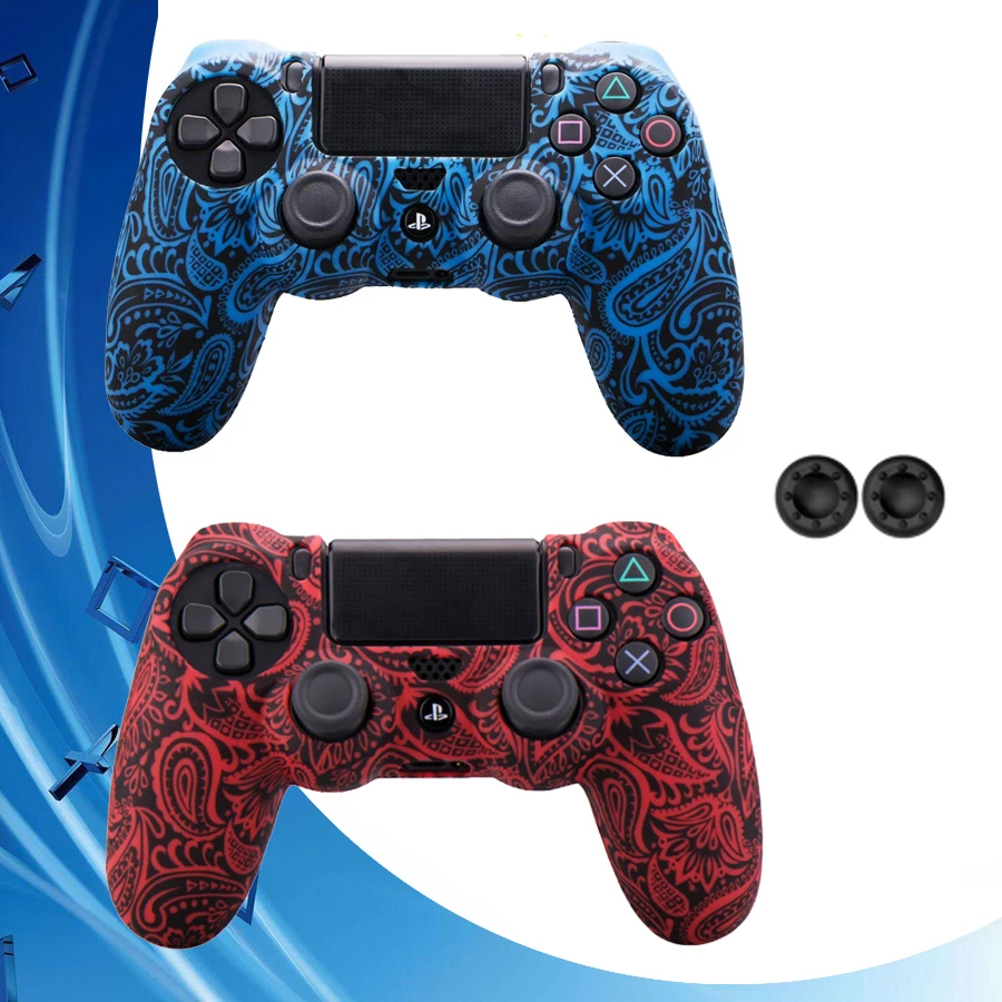 Tattoo Pattern PS4 Controller Silicone Case Play Station 4 Joystick Cover Skin Gamepad Thumbstick Grip Caps PS 4 Accessories
Tattoo Pattern PS4 Controller Silicone Case Play Station 4 Joystick Cover Skin Gamepad Thumbstick Grip Caps PS 4 Accessories