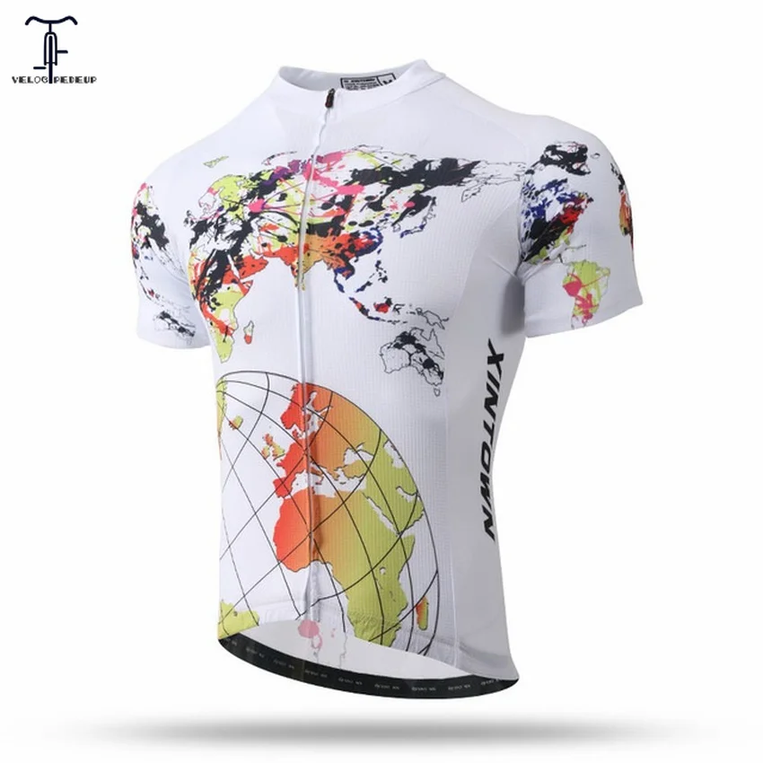

Earth Breathable Cycling Jersey Pro Team Summer Bike Shirt Cycling Maillot Bicycle Clothing Clothes Ropa Ciclismo for Men Women