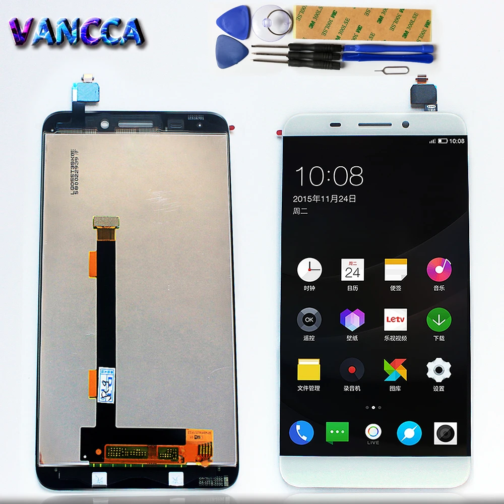 100% Tested Touch Screen For Letv LeEco Le One 1 x600 x608 5.5 inch LCD Display Digitizer Sensor Assembly with Free Tools
100% Tested Touch Screen For Letv LeEco Le One 1 x600 x608 5.5 inch LCD Display Digitizer Sensor Assembly with Free Tools