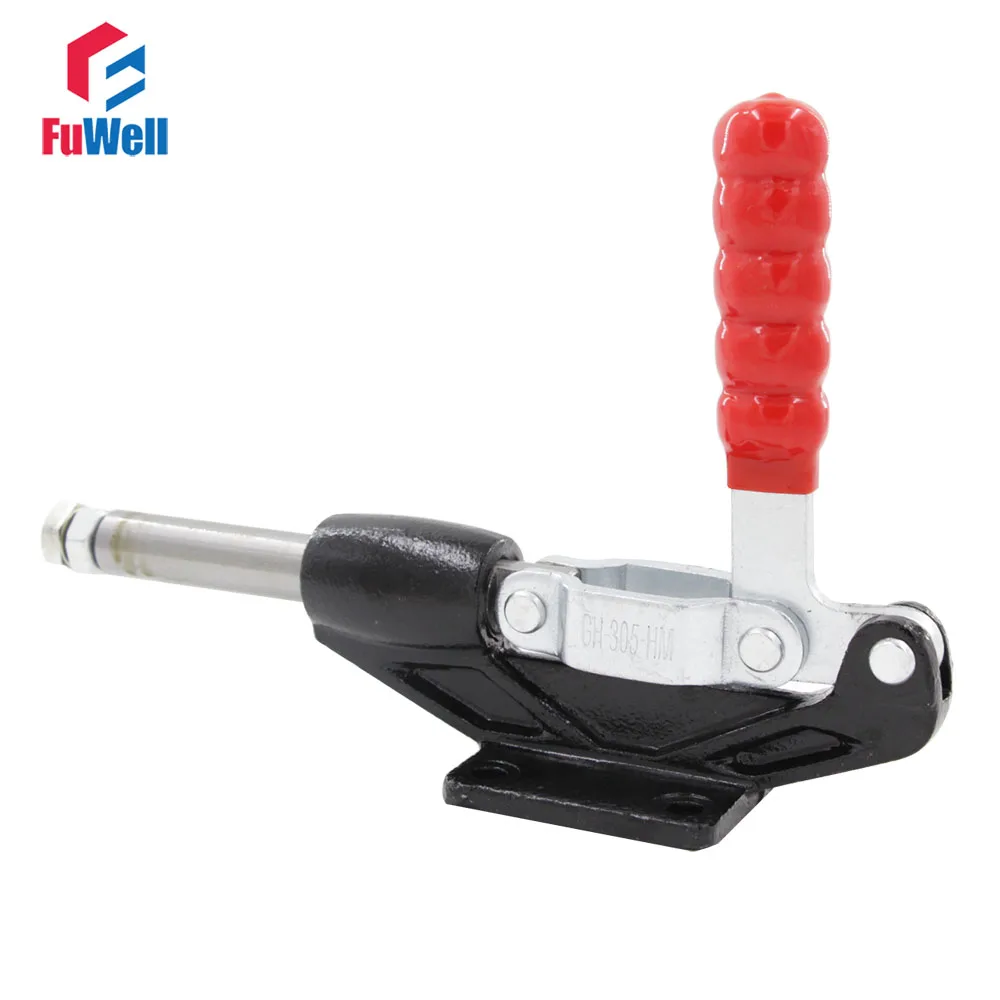 GH-305-HM Toggle Clamp Quick Hand Tool Metal 60mm Plunger Stroke Push Pull Type Fixture Clamp Holding Capacity 227kg
GH-305-HM Toggle Clamp Quick Hand Tool Metal 60mm Plunger Stroke Push Pull Type Fixture Clamp Holding Capacity 227kg