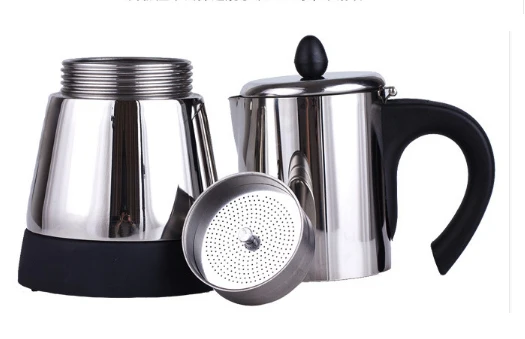 Pod coffee maker Domestic espresso Italian coffee pot European plug-in convenient stainless 304 electric mocha pot
Pod coffee maker Domestic espresso Italian coffee pot European plug-in convenient stainless 304 electric mocha pot