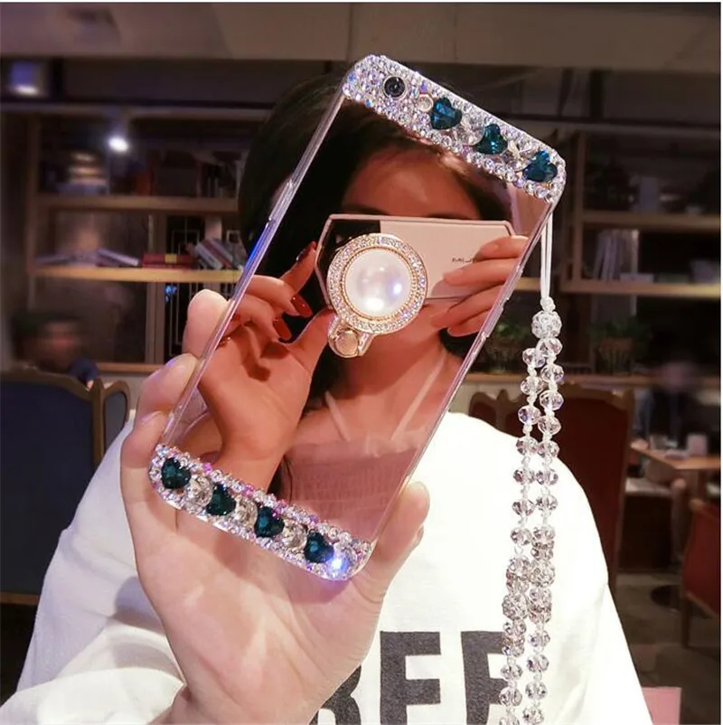 For Samsung Galaxy S10 Plus S7 edge S8 S9 Plus Note 8 Luxury Diamond Soft Mirror With Ring Holder Case For Samsung Note 9 Case
For Samsung Galaxy S10 Plus S7 edge S8 S9 Plus Note 8 Luxury Diamond Soft Mirror With Ring Holder Case For Samsung Note 9 Case