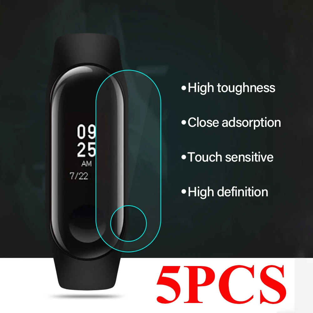 5PCS Full Cover Soft Film For Xiaomi Mi Band 3 Screen Protector Wristband Bracelet Protective Films Not Tempered Glass miband 3
5PCS Full Cover Soft Film For Xiaomi Mi Band 3 Screen Protector Wristband Bracelet Protective Films Not Tempered Glass miband 3