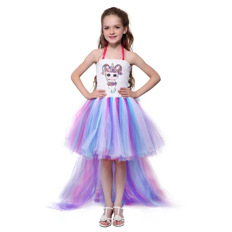 Girl Lol Surprise Costume Tutu Dress Girls Princess Cartoon Cosplay Doll Halloween Birthday Party Gifts Long Dresses with Hair
Girl Lol Surprise Costume Tutu Dress Girls Princess Cartoon Cosplay Doll Halloween Birthday Party Gifts Long Dresses with Hair