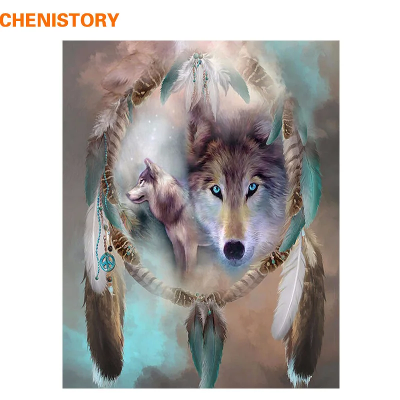 CHENISTORY Frameless Wolf DIY Painting By Numbers Animals Painting Calligraphy Acrylic Paint By Numbers For Home Decor 40x50cm
CHENISTORY Frameless Wolf DIY Painting By Numbers Animals Painting Calligraphy Acrylic Paint By Numbers For Home Decor 40x50cm