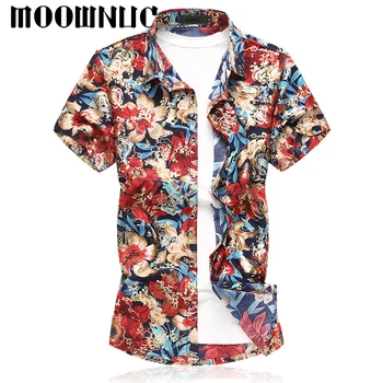 MOOWNUC Summer Men Printed Large Size 7XL 6XL MWC Elastic Shirts Men Flowers Fashion Thin Short Sleeve Business Casual Red Blue
MOOWNUC Summer Men Printed Large Size 7XL 6XL MWC Elastic Shirts Men Flowers Fashion Thin Short Sleeve Business Casual Red Blue