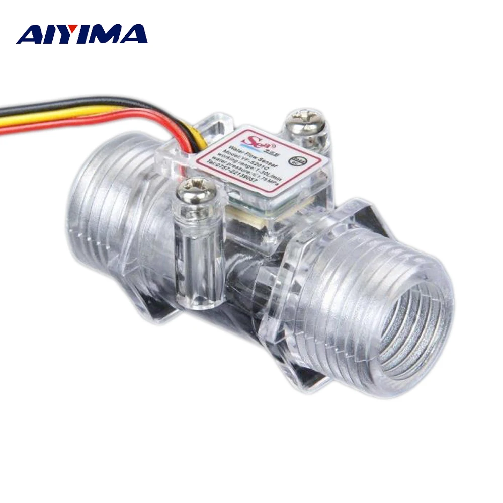 Aiyima G1/2inch Water Flow Sensor Hall Flowmeter Indicator Counter Water Flow Sensor
Aiyima G1/2inch Water Flow Sensor Hall Flowmeter Indicator Counter Water Flow Sensor
