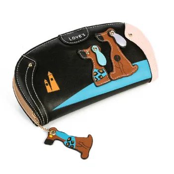 2018 Women cute dog wallet small long zipper girl brand designed pu leather lady coin purse female card holder clutch bag
2018 Women cute dog wallet small long zipper girl brand designed pu leather lady coin purse female card holder clutch bag