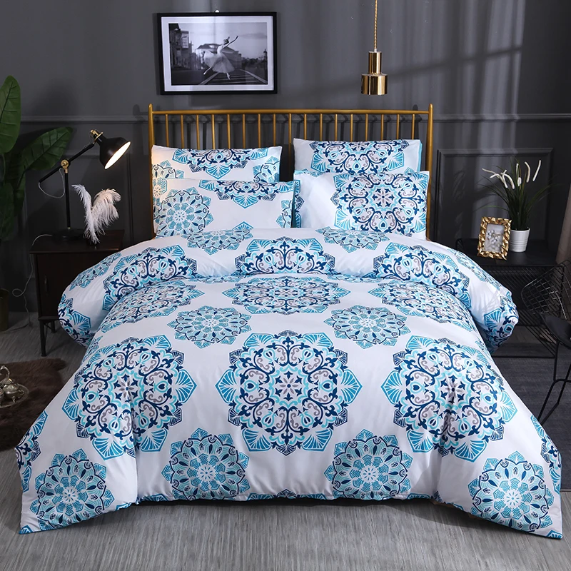 3pcs Bohemia Linens Duvet Cover Set Jogo De Cama Bedding Sets Blue Snow Bed Sheet Pillowcase Roupa De Cama Home Textiles E
3pcs Bohemia Linens Duvet Cover Set Jogo De Cama Bedding Sets Blue Snow Bed Sheet Pillowcase Roupa De Cama Home Textiles E