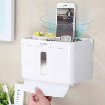 OTHERHOUSE Wall Mounted Toilet Paper Holder Box Tissue Case Roll Paper Storange Box Bathroom Storage Rack Shelf Waterproof
OTHERHOUSE Wall Mounted Toilet Paper Holder Box Tissue Case Roll Paper Storange Box Bathroom Storage Rack Shelf Waterproof
