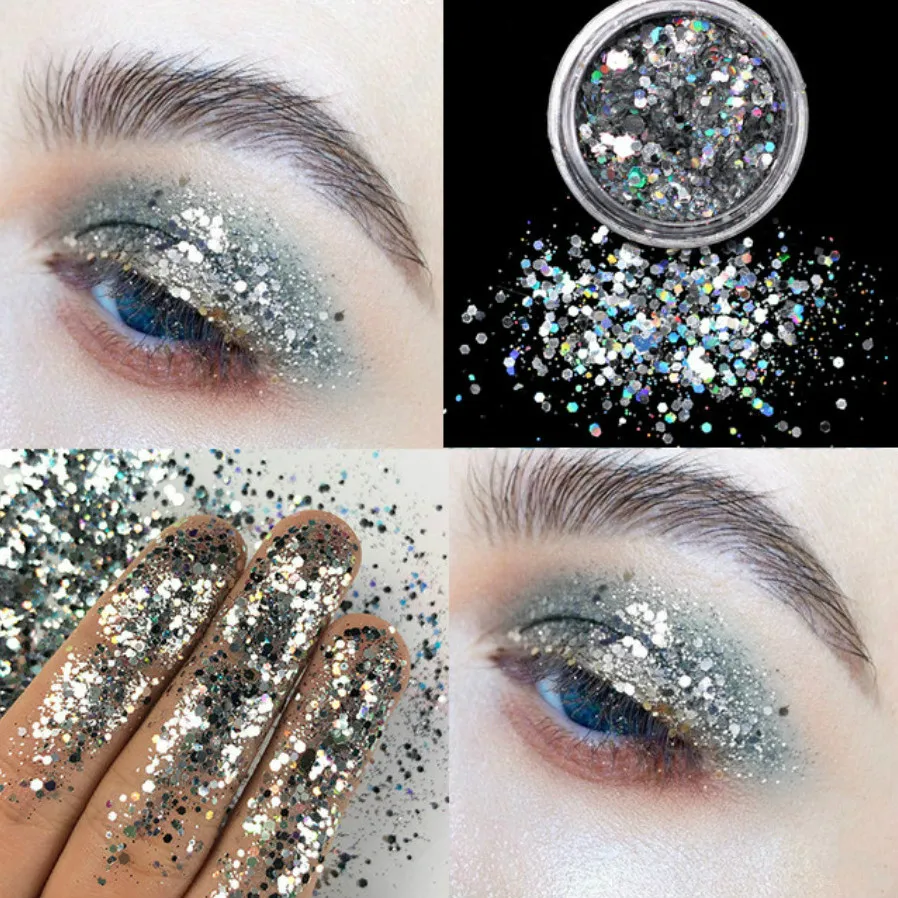 1Pcs Fashion Silvery 12 Color Glitter Eyeshadow Powder Pigment Mineral Spangle Makeup Cosmetic Set Long-lasting
1Pcs Fashion Silvery 12 Color Glitter Eyeshadow Powder Pigment Mineral Spangle Makeup Cosmetic Set Long-lasting