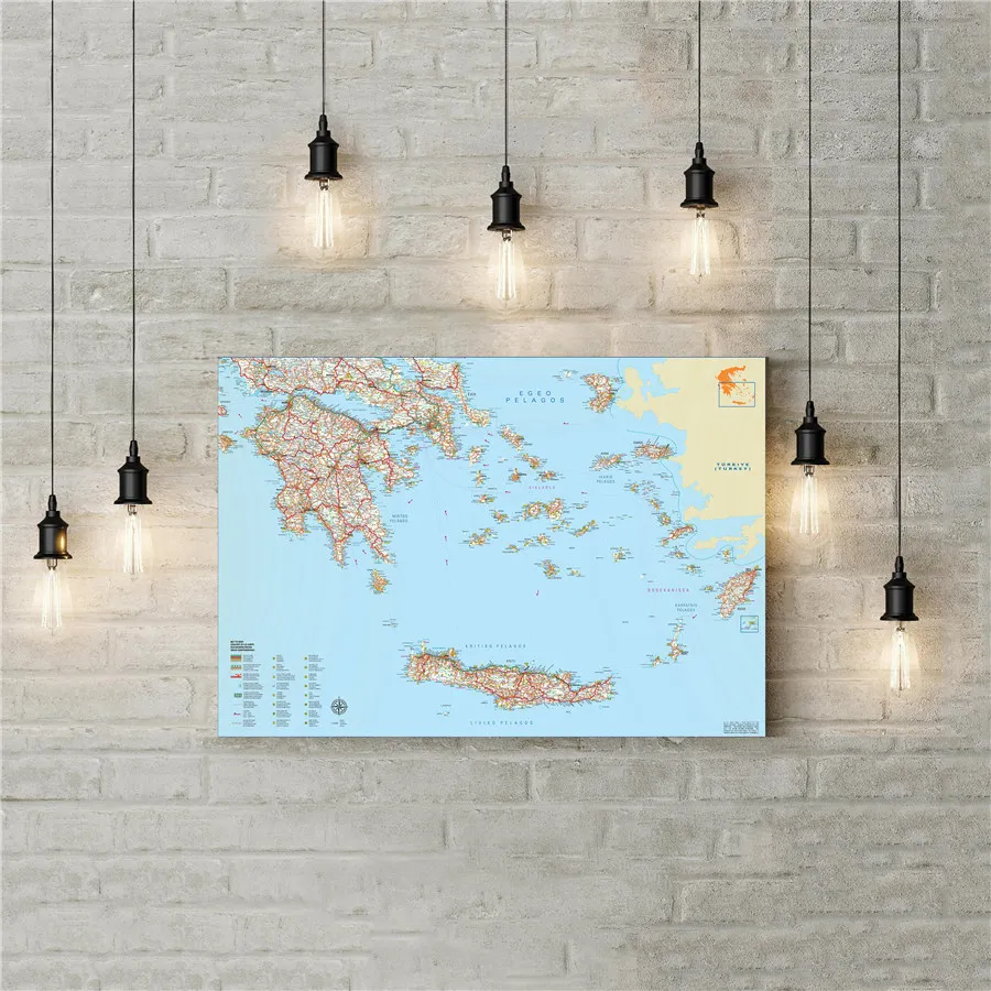 Large Detailed Map of South of Greece with Cities And Towns Retro Canvas Print Poster Wall Art Sticker Ocean Picture Home Decor
Large Detailed Map of South of Greece with Cities And Towns Retro Canvas Print Poster Wall Art Sticker Ocean Picture Home Decor