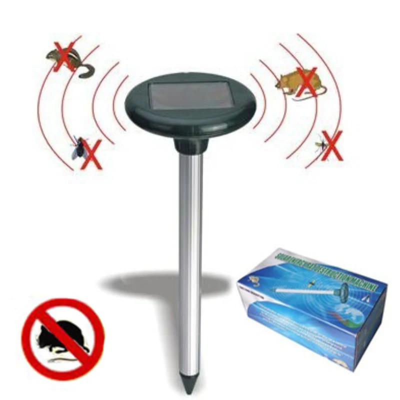 WHISM Solar-Powered Mole Repeller Mice Pest Reject Snake Repeller Ultrasonic Pest Repeller Insect Repellent Pest Control
WHISM Solar-Powered Mole Repeller Mice Pest Reject Snake Repeller Ultrasonic Pest Repeller Insect Repellent Pest Control