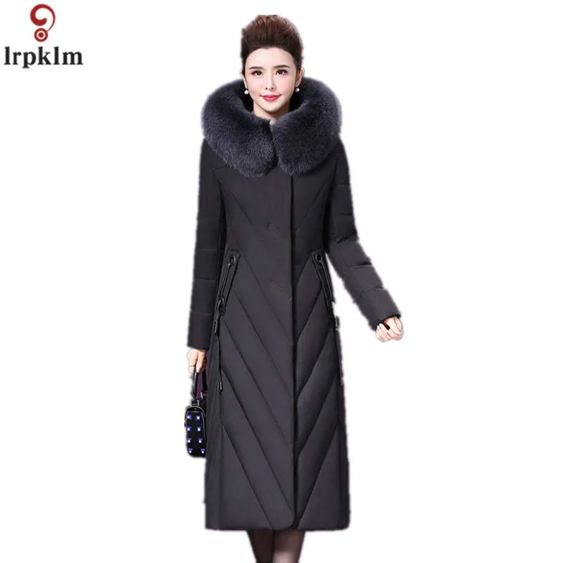 High-End clothing Brand Down Jacket Big Fur Collar Keep Warm Women's Winter Jackets 2019 New Over The Knee Women's Down Jacket
High-End clothing Brand Down Jacket Big Fur Collar Keep Warm Women's Winter Jackets 2019 New Over The Knee Women's Down Jacket