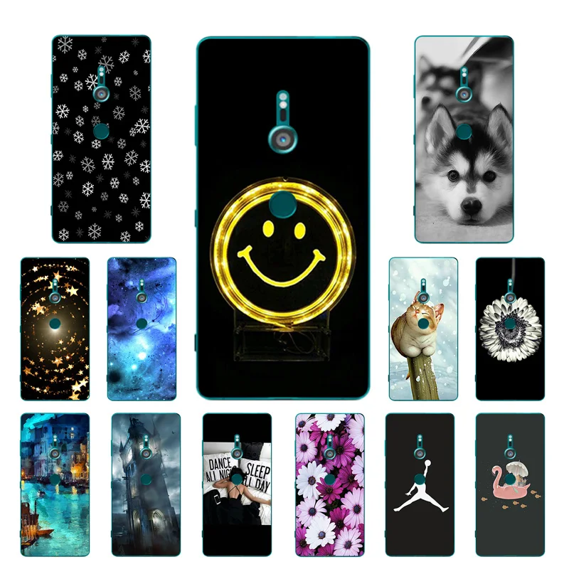 for Sony Xperia XZ3 Phone Case 6.0" Soft Silicone Clear Protective Back Cover for Sony Xperia XZ 3 Smiley Printing TPU Shell
for Sony Xperia XZ3 Phone Case 6.0" Soft Silicone Clear Protective Back Cover for Sony Xperia XZ 3 Smiley Printing TPU Shell