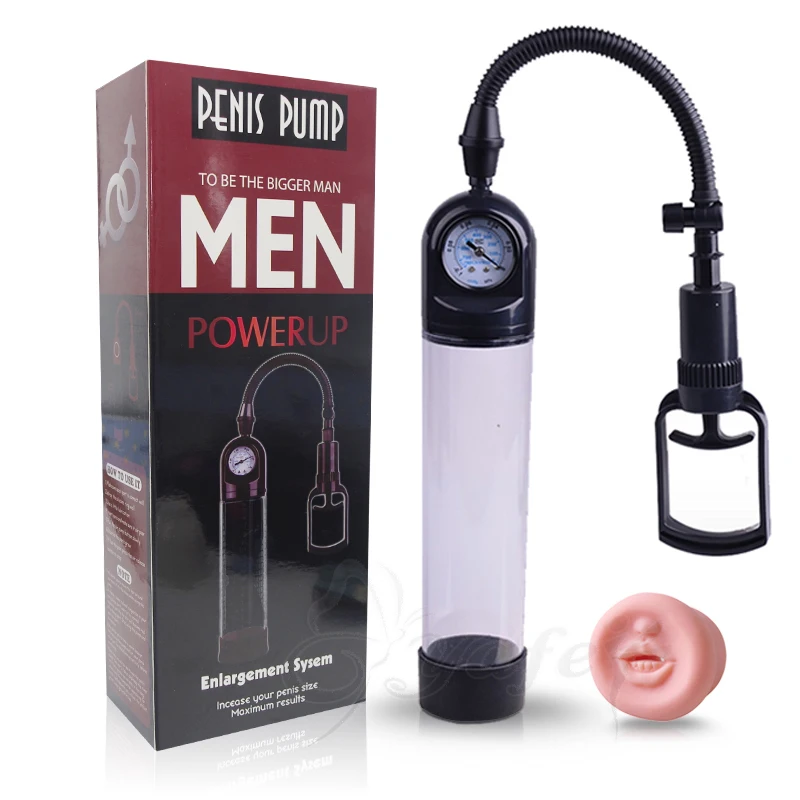 YAFEI Black Male Vacuum Pump Penis Adults Sex Toys for Men Sex Machine Sex Products for Waterproof Penis Extender Enlargemen 12