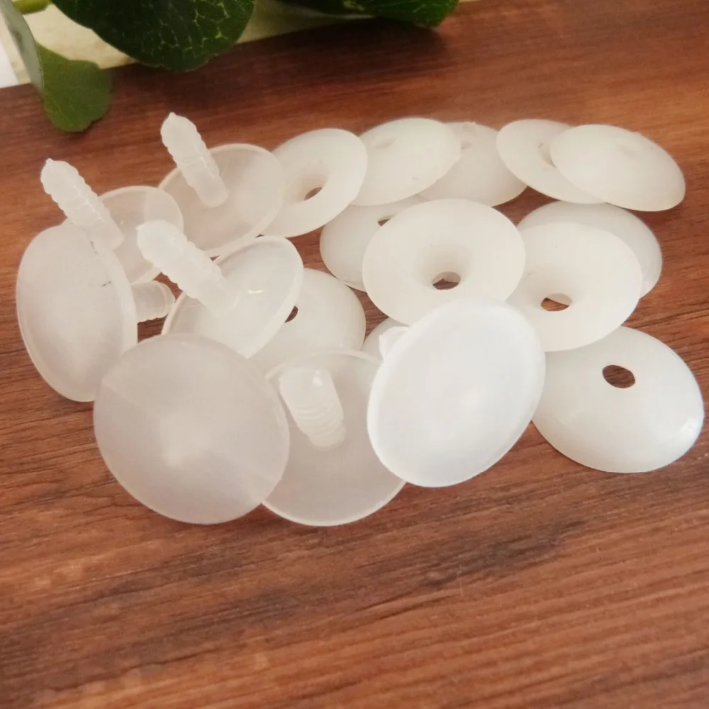 50pcs/lot 15mm/18mm/20mm/25mm/28mm/30mm/35mm/40mm/45mm/50mm/55mm/60mm white plastic toy joints with washer for plush doll
50pcs/lot 15mm/18mm/20mm/25mm/28mm/30mm/35mm/40mm/45mm/50mm/55mm/60mm white plastic toy joints with washer for plush doll