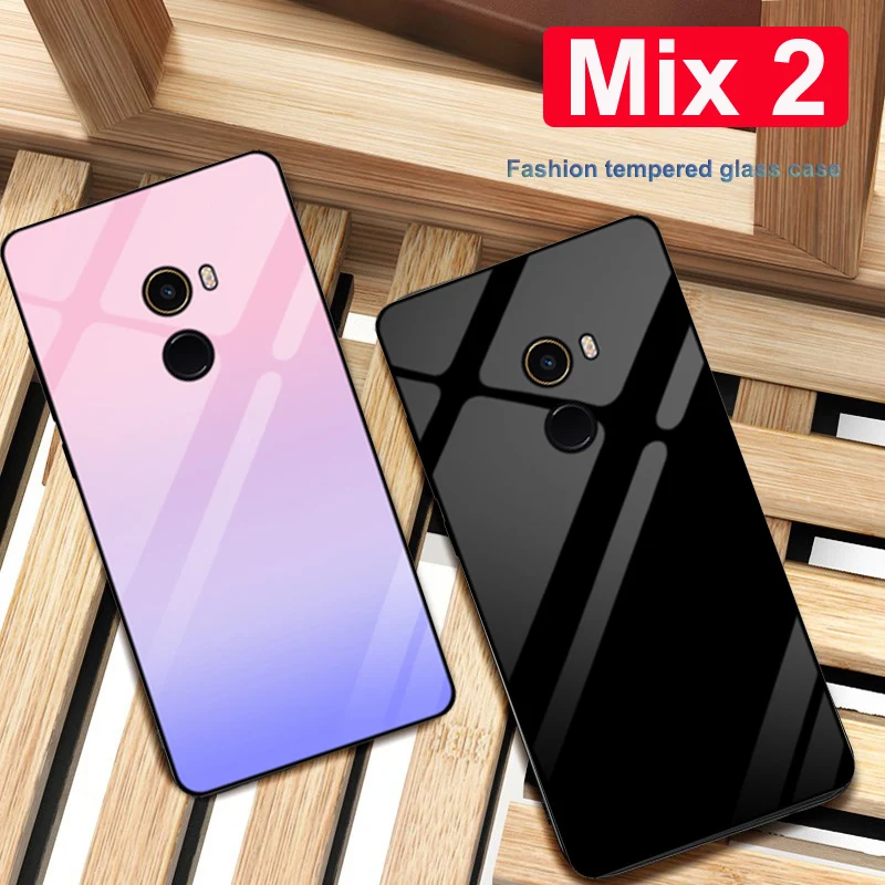 For xiaomi mi Mix 2 case Solid color tempered glass phone cover casing For xiaomi mi Mix 2 Mix2 case Gradient glass shell coque
For xiaomi mi Mix 2 case Solid color tempered glass phone cover casing For xiaomi mi Mix 2 Mix2 case Gradient glass shell coque
