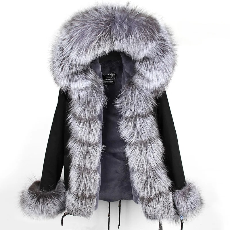 MAO MAO KONG 2019 Winter Fashion Women's Natural Fox Fur Large Collar Jacket Warm Winter Faux Fur Lining Pie Overcoming Coat
MAO MAO KONG 2019 Winter Fashion Women's Natural Fox Fur Large Collar Jacket Warm Winter Faux Fur Lining Pie Overcoming Coat