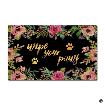 Doormat Entrance Floor Mat Funny Door Mat Wipe Your Paws Designed Non-slip Doormat
Doormat Entrance Floor Mat Funny Door Mat Wipe Your Paws Designed Non-slip Doormat