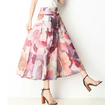 Women Wide Leg Pants Loose Chiffon Beach Skirt Pants 2019 Female High Waist Summer Pants Ladies Thin Trousers Plus Size 4XL W795
Women Wide Leg Pants Loose Chiffon Beach Skirt Pants 2019 Female High Waist Summer Pants Ladies Thin Trousers Plus Size 4XL W795