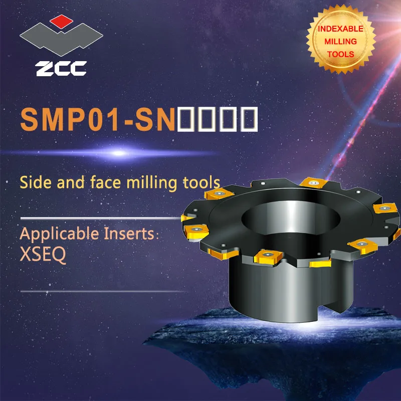 ZCC.CT Side and face milling cutters SMP01 -SN high performance CNC lathe tools indexable milling tools
ZCC.CT Side and face milling cutters SMP01 -SN high performance CNC lathe tools indexable milling tools