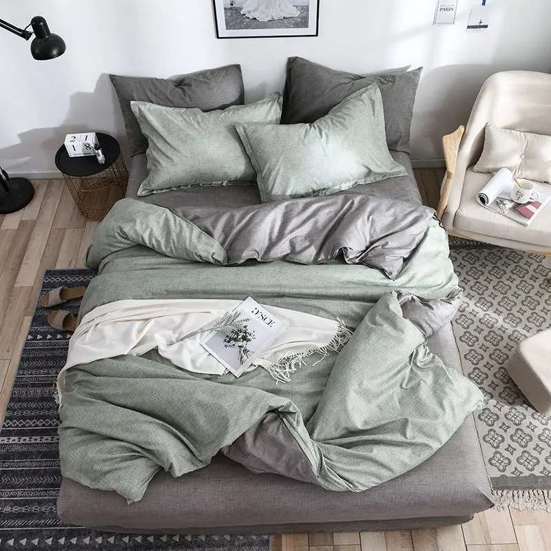 Green 4pcs Girl Boy Kid Bed Cover Set Duvet Cover Adult Child Bed Sheets And Pillowcases Comforter Bedding Set 2TJ-61007
Green 4pcs Girl Boy Kid Bed Cover Set Duvet Cover Adult Child Bed Sheets And Pillowcases Comforter Bedding Set 2TJ-61007
