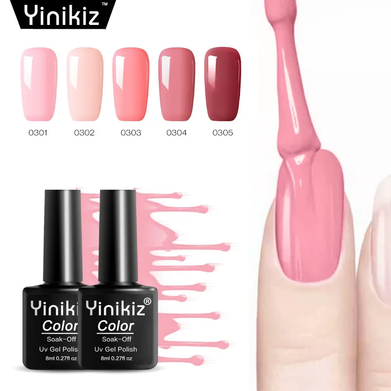 Yinikiz Hot Sale 5 Colors Nail Polish Long-lasting Soak Off UV LED Gel Varnish Nude Polish Gel Manicure Nail Art Glue
Yinikiz Hot Sale 5 Colors Nail Polish Long-lasting Soak Off UV LED Gel Varnish Nude Polish Gel Manicure Nail Art Glue