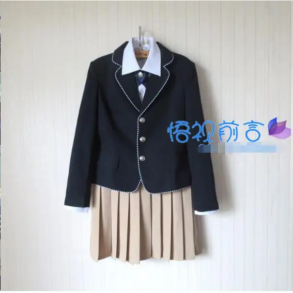 New High School Student JK Uniform Korean Preppy Style Women Girls Student Uniforms Coat+shirt+tie+skirt Free Shipping
New High School Student JK Uniform Korean Preppy Style Women Girls Student Uniforms Coat+shirt+tie+skirt Free Shipping