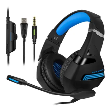 Vococal USB 3.5mm Wired Gaming Headset Over-ear Headphone with 7.1 Surround Sound Stereo for PS4 PS2 PC Computer Laptop
Vococal USB 3.5mm Wired Gaming Headset Over-ear Headphone with 7.1 Surround Sound Stereo for PS4 PS2 PC Computer Laptop