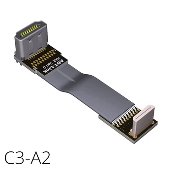 4k Natural Standard HDMI To Mini HDMI Double 90 degree Angle Cable 20pin V2.0 Flat Ribbon Cable With Shielded 4K 60Hz C3A2
4k Natural Standard HDMI To Mini HDMI Double 90 degree Angle Cable 20pin V2.0 Flat Ribbon Cable With Shielded 4K 60Hz C3A2