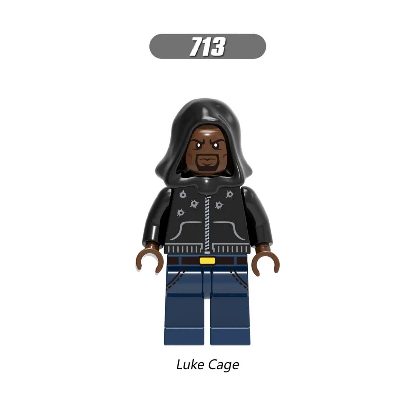 Single Sale Super Heroes Star Wars 713 Luke Cage Model Mini Building Blocks Figure Brick Toy kids gift Compatible Legoed Ninjaed
Single Sale Super Heroes Star Wars 713 Luke Cage Model Mini Building Blocks Figure Brick Toy kids gift Compatible Legoed Ninjaed