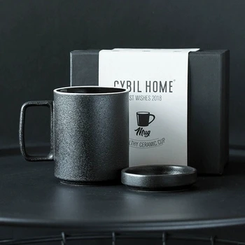 2019 new style Black Sand Glaze Grinding Black Ceramic Cup Covered Mark Cup Coffee Cup Water Cups Gift Box 
2019 new style Black Sand Glaze Grinding Black Ceramic Cup Covered Mark Cup Coffee Cup Water Cups Gift Box
