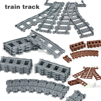 train switch Track Plastic Rail Track Straight & Curved compatible LegoIN 60238 60205 Building Bricks block Parts kids kit toys
train switch Track Plastic Rail Track Straight & Curved compatible LegoIN 60238 60205 Building Bricks block Parts kids kit toys