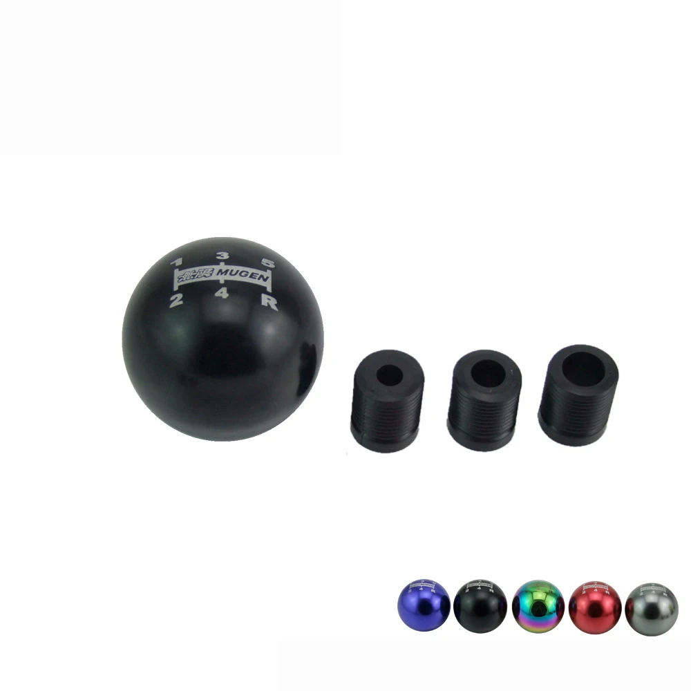 MUGEN 5 speed 6 Speed Universal Neo Chrome Manual Automatic Spherical Round 50MM Gear Shift Knob For Honda/TOYOTA/MAZDA
MUGEN 5 speed 6 Speed Universal Neo Chrome Manual Automatic Spherical Round 50MM Gear Shift Knob For Honda/TOYOTA/MAZDA