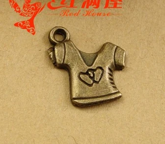 A3474 Free Shipping! 100pcs/bag size 15*13mm bronze color The " T-shirt " pendant Fashion Jewelry accessories
A3474 Free Shipping! 100pcs/bag size 15*13mm bronze color The " T-shirt " pendant Fashion Jewelry accessories
