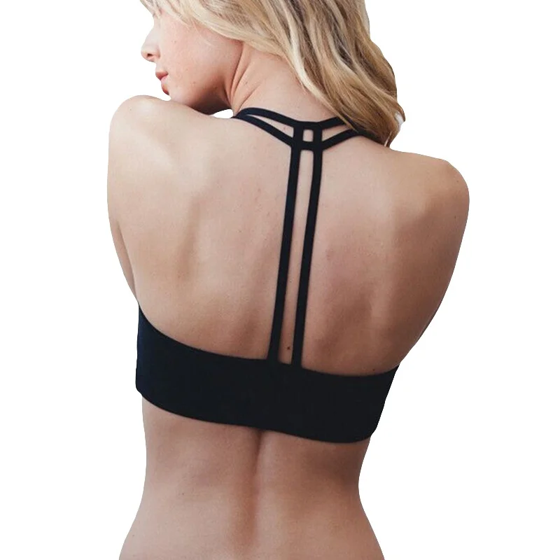 fitness sport bra Sport Bras Sexy Double Bandeau T-Back Bras Running Top Yoga Fitness Vest Gym Underwear Padded Seamless No Rims
fitness sport bra Sport Bras Sexy Double Bandeau T-Back Bras Running Top Yoga Fitness Vest Gym Underwear Padded Seamless No Rims