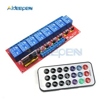 5V 8 Channel Multi-function Infrared Remote Control Relay Module Dual Trigger Module Infrared IR Remote Switch 8CH Driving Board
5V 8 Channel Multi-function Infrared Remote Control Relay Module Dual Trigger Module Infrared IR Remote Switch 8CH Driving Board