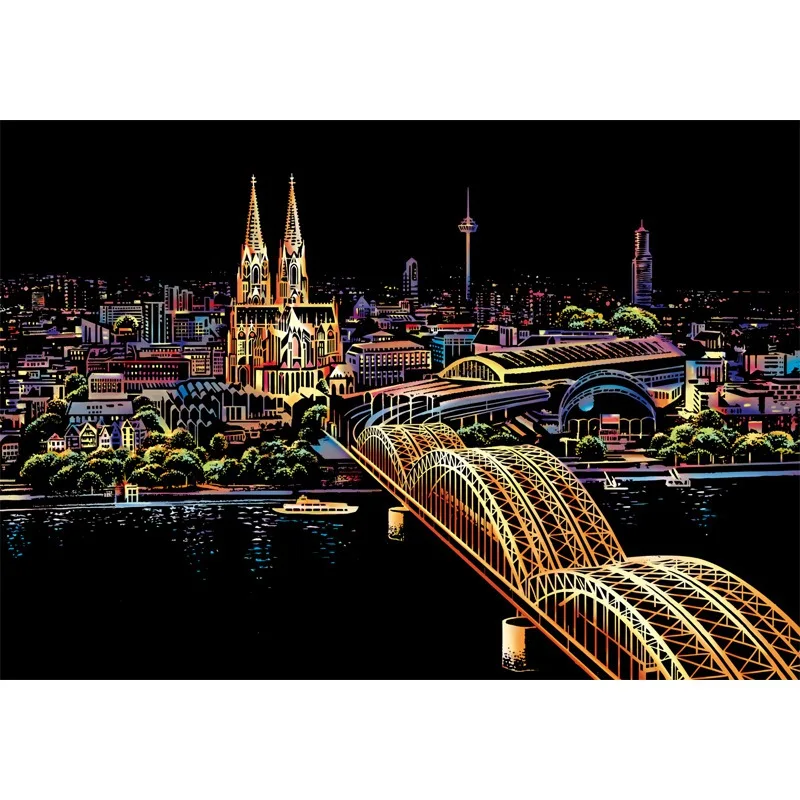 Magic Scratch Art Painting Paper Sketch Pad With Wooden Drawing Stick For Adult And Kids
Magic Scratch Art Painting Paper Sketch Pad With Wooden Drawing Stick For Adult And Kids