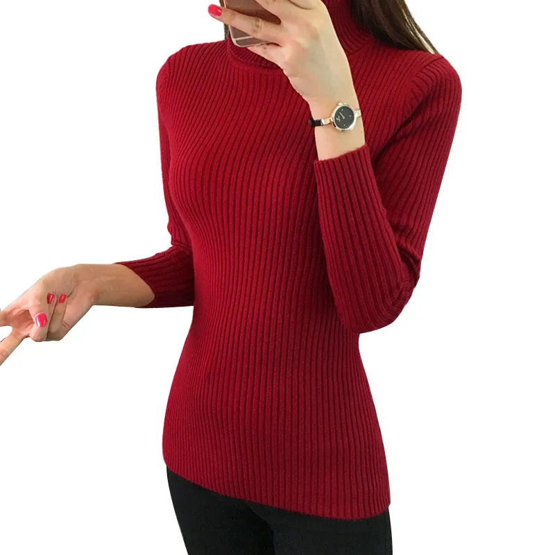 MOBTRS Autumn Women Turtleneck T Shirt Long Sleeve Fashion Basic Red Shirt Tops Female Warm Casual Woman Tee
MOBTRS Autumn Women Turtleneck T Shirt Long Sleeve Fashion Basic Red Shirt Tops Female Warm Casual Woman Tee