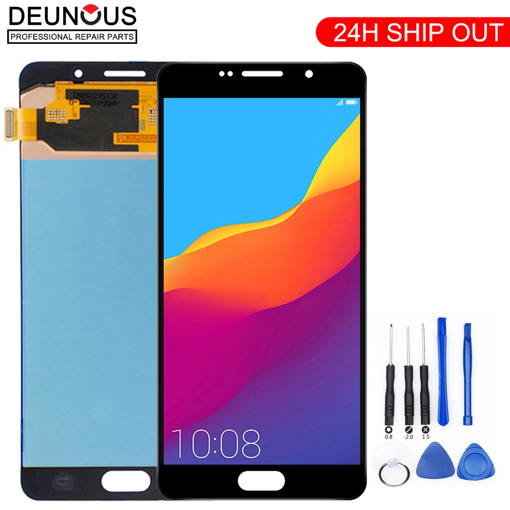 TFT Sensor Replacement LCDs For Samsung Galaxy A7 2016 A710 A710F A710M Phone LCD Display Touch Screen Digitizer Assembly
TFT Sensor Replacement LCDs For Samsung Galaxy A7 2016 A710 A710F A710M Phone LCD Display Touch Screen Digitizer Assembly