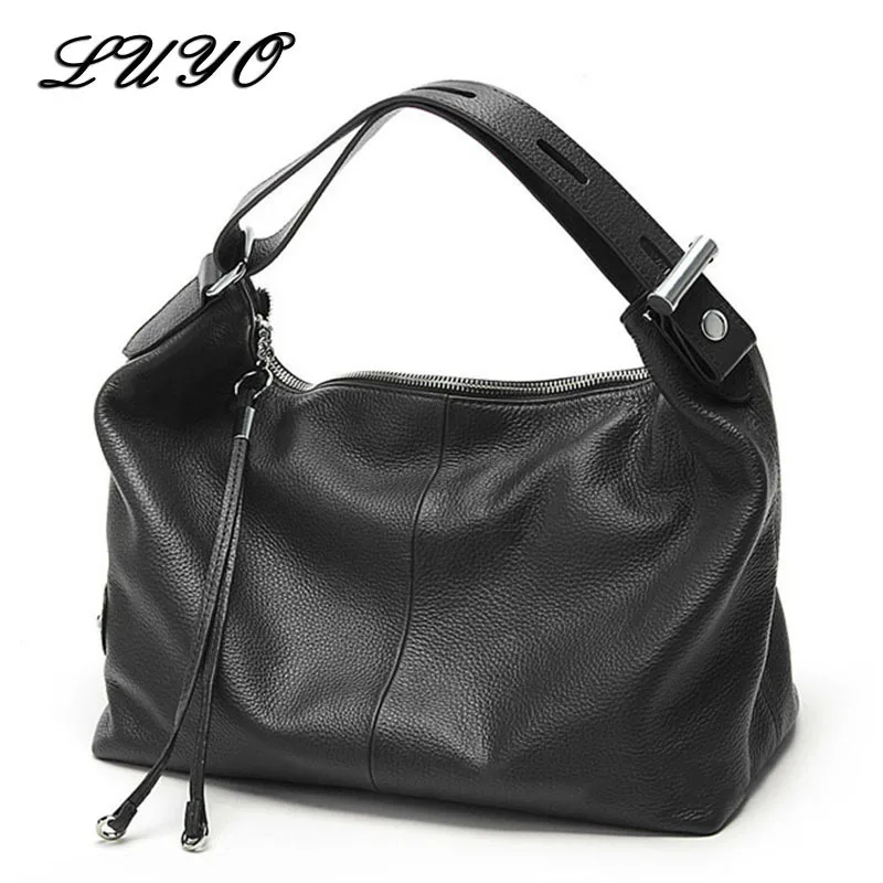 LUYO Genuine Leather Bag Female Luxury Handbags Women Bags Designer Women Shoulder Messenger Bags Top-handle Bags Casual Tote
LUYO Genuine Leather Bag Female Luxury Handbags Women Bags Designer Women Shoulder Messenger Bags Top-handle Bags Casual Tote