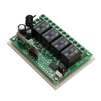 HFES DC 12V 4 Channel RF 200M Wireless Remote Control Switch Transmitter + Receiver
HFES DC 12V 4 Channel RF 200M Wireless Remote Control Switch Transmitter + Receiver