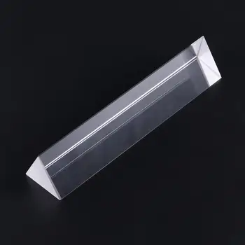 Optical Glass Triangular Triple Prism for Photography Teaching Light Spectrum Physics 18 x 4 x 4CM
Optical Glass Triangular Triple Prism for Photography Teaching Light Spectrum Physics 18 x 4 x 4CM
