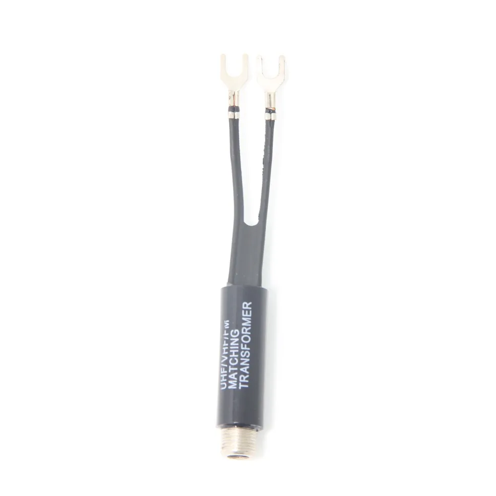 wholesale in stock 10PCS Indoor Antenna Matching Transformer UHF/VHF/FM Balun 75-300 Ohm TV F Cable Adapter
wholesale in stock 10PCS Indoor Antenna Matching Transformer UHF/VHF/FM Balun 75-300 Ohm TV F Cable Adapter