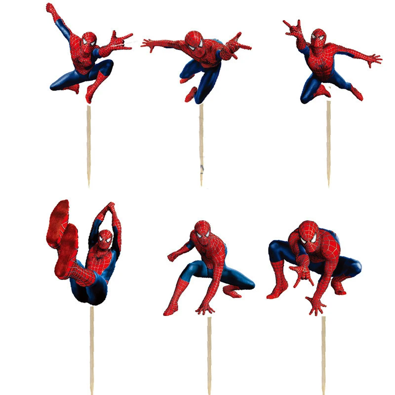 24pcs Cartoon Spiderman Party Cupcake Cake Toppers Picks Kids Birthday Party Supplies Wedding Decorations Cake Cup
24pcs Cartoon Spiderman Party Cupcake Cake Toppers Picks Kids Birthday Party Supplies Wedding Decorations Cake Cup