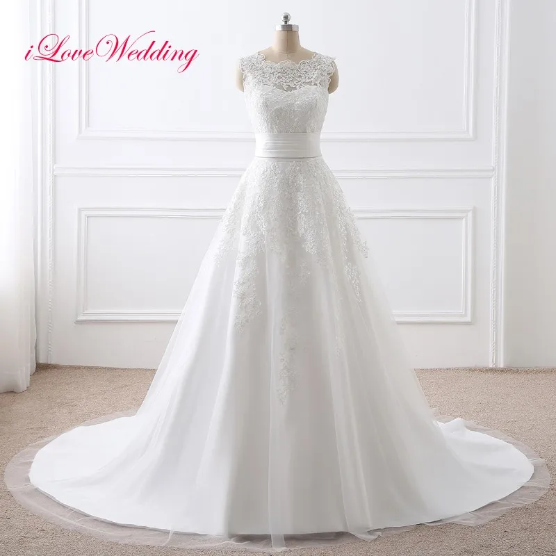 iLoveWedding 2019 A Line Wedding Dress O Neck Lace Applique Sleeveless Court Train Cheap Bridal Boho Wedding Gown
iLoveWedding 2019 A Line Wedding Dress O Neck Lace Applique Sleeveless Court Train Cheap Bridal Boho Wedding Gown