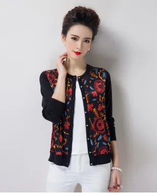 2018 Silk knit female digital printing silk coat stitching small cardigan 6321 thin shirt
2018 Silk knit female digital printing silk coat stitching small cardigan 6321 thin shirt