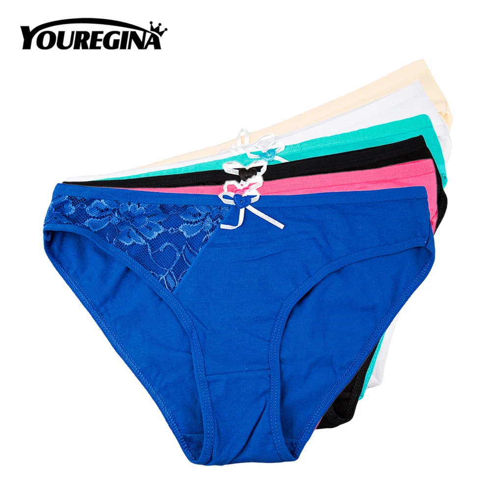 YOUREGINA Woman Sexy Solid Pure Color Patchwork Bowknot Underwear Panties Knickers Cotton Lace Briefs Tangas 6pcs/lot M L XL XXL
YOUREGINA Woman Sexy Solid Pure Color Patchwork Bowknot Underwear Panties Knickers Cotton Lace Briefs Tangas 6pcs/lot M L XL XXL