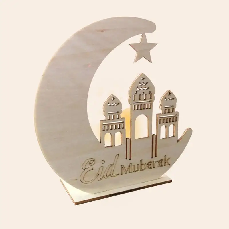 LED Ramadan Wooden Eid Mubarak Decoration For Home DIY Moon Islam Mosque Muslim Plaque Festival Supplies (no Light)
LED Ramadan Wooden Eid Mubarak Decoration For Home DIY Moon Islam Mosque Muslim Plaque Festival Supplies (no Light)